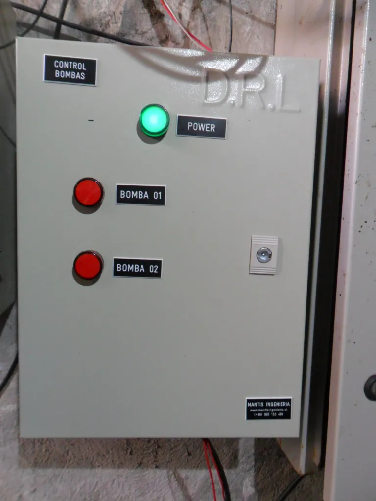Instalación del sistema de bombas