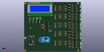 Placa de control de semáforos